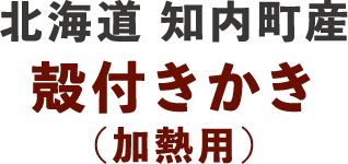 北海道 知内町産 殻付きかき（加熱用）
